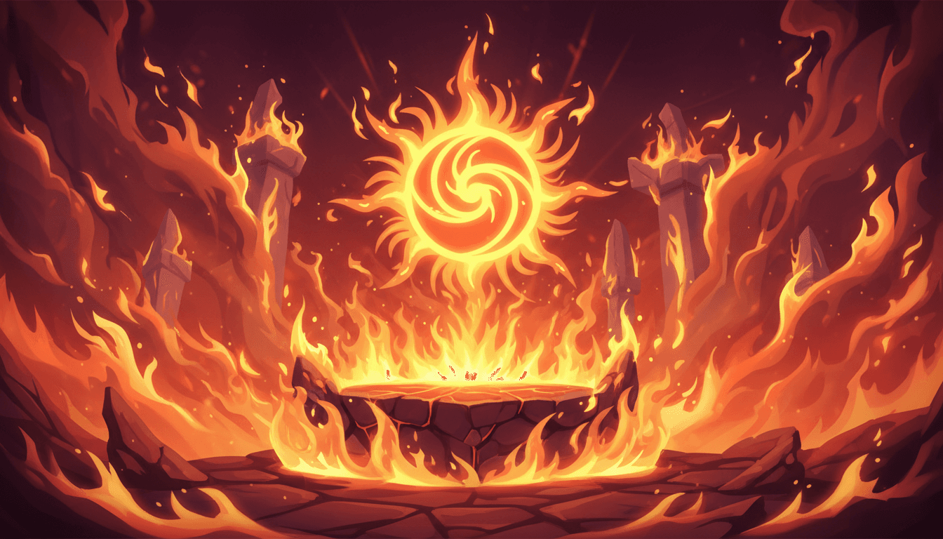 Fire Joker slot game fiery background